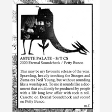 Load image into Gallery viewer, ASTUTE PALATE - "S/T" CS